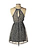 Eyelash Couture 100% Polyester Gray Casual Dress Size S - photo 2