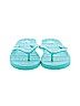 Justice Print Teal Flats Size 4 - 5 Youth - photo 2