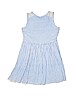 Flapdoodles 100% Polyester Checkered-gingham Blue Dress Size 12 - photo 2
