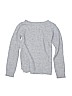 PINK Republic (Heart) 100% Cotton Metallic Gray Pullover Sweater Size 7 - 8 - photo 2