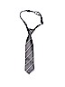 Unbranded Stripes Black Necktie One size (toddler) - photo 1