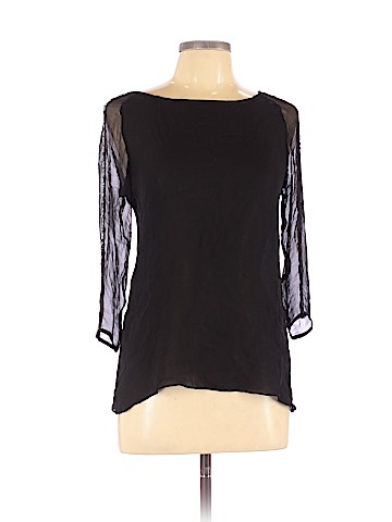 Parker 3/4 Sleeve Silk Top (view 1)