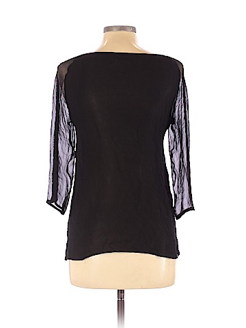 Parker 3/4 Sleeve Silk Top (view 2)