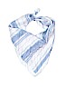 Unbranded 100% Silk Stripes Blue Silk Scarf One size - photo 1