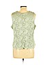 Henri Bendel Classics 100% Polyester Green Sleeveless Top Size 18 (petite) - photo 2