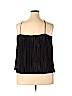H&M 100% Polyester Black Sleeveless Blouse Size XL - photo 2