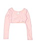 Bloch Solid Pink Long Sleeve T-Shirt Size 4 - 6 - photo 1