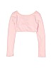 Bloch Solid Pink Long Sleeve T-Shirt Size 4 - 6 - photo 2