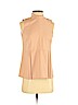 Ann Taylor 100% Polyester Tan Sleeveless Blouse Size S (petite) - photo 1