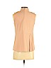 Ann Taylor 100% Polyester Tan Sleeveless Blouse Size S (petite) - photo 2