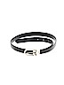 AK Anne Klein 100% Leather Solid Black Leather Belt Size L - photo 1