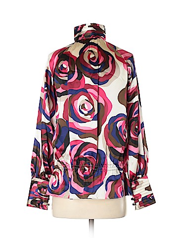 Etcetera Long Sleeve Silk Top (view 2)