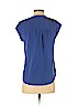 Daniel Rainn 100% Silk Blue Short Sleeve Silk Top Size S (petite) - photo 2