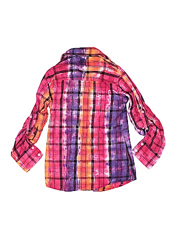 Justice Long Sleeve Button-Down Shirt (view 2)