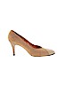 Palter DeLiso 100% Suede Tan Heels Size EU 38 - photo 1