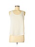 Banana Republic 100% Polyester Ivory Sleeveless Blouse Size S (petite) - photo 1
