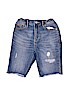Old Navy Solid Blue Denim Shorts Size 12 - photo 1