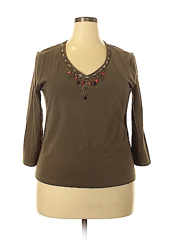 Ruby Rd. 3/4 Sleeve Top (view 1)