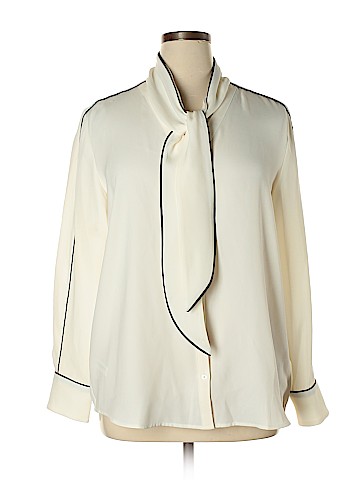Ann Taylor Long Sleeve Button-Down Shirt (view 1)
