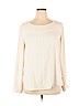 Ann Taylor LOFT 100% Polyester Ivory Long Sleeve Blouse Size XL - photo 1