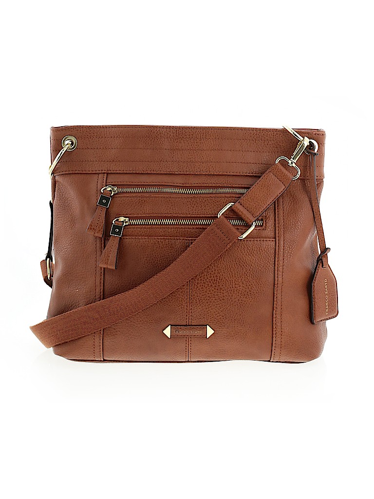 Franco Sarto Solid Brown Crossbody Bag One Size - 68% off | thredUP
