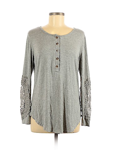 Amaryllis Long Sleeve Henley (view 1)