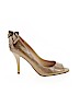 Enzo Angiolini 100% Leather Gold Heels Size 7 1/2 - photo 1