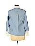Banana Republic 100% Cotton Blue Long Sleeve Button-Down Shirt Size S (petite) - photo 2