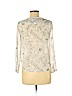 Ann Taylor LOFT 100% Polyester White Long Sleeve Blouse Size XS (petite) - photo 2