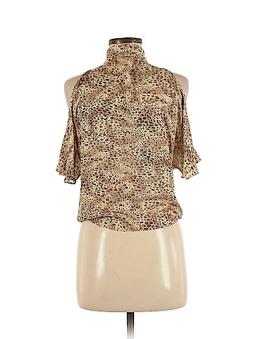 Parker Short Sleeve Silk Top (view 2)