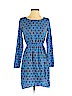 J. Crew Factory Store 100% Polyester Blue Casual Dress Size 00 - photo 1