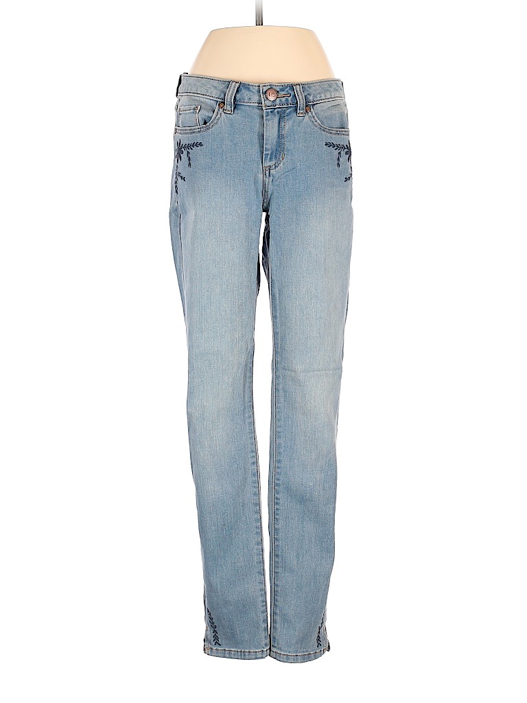 Lauren Conrad Solid Blue Jeans Size 2 - 85% off | thredUP