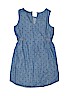 Hanna Andersson 100% Cotton Polka Dots Blue Dress Size 10 - photo 2