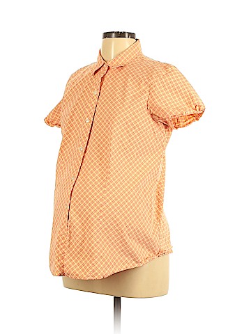 Duo Maternity Short Sleeve Button-Down Shirt (view 1)
