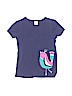 Gymboree 100% Cotton Purple Short Sleeve Top Size 6 - photo 1