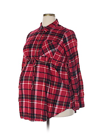 Isabel Maternity Long Sleeve Blouse (view 1)