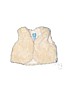 Baby Gap Outlet Solid Ivory Faux Fur Vest Size 18-24 mo - photo 1