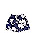 Unbranded 100% Cotton Floral Blue Shorts 3-6 MO / 6 MO - photo 1