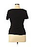 A New Day Black Short Sleeve Top Size XL - photo 2