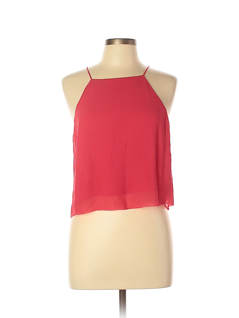 Wilfred 100% Silk Red Sleeveless Silk Top Size M - photo 1