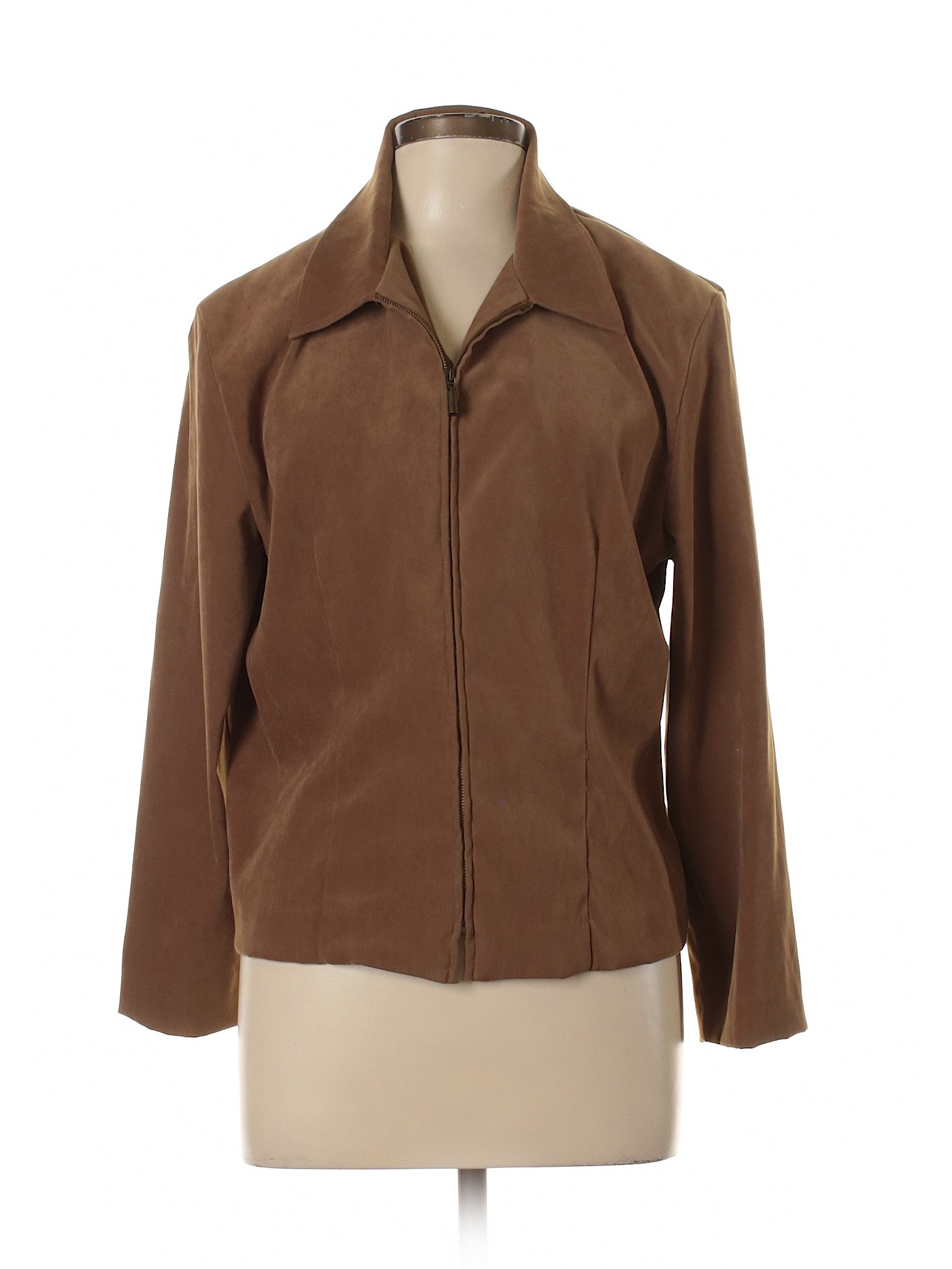Briggs Women Brown Jacket L Petites | eBay