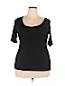 A New Day Black Short Sleeve T-Shirt Size 2X - photo 1