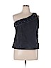 Ashley Stewart Black Sleeveless Blouse Size 14 - photo 1