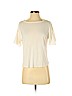 Ann Taylor LOFT 100% Rayon White Short Sleeve T-Shirt Size S (petite) - photo 1
