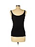 Lord & Taylor 100% Cotton Black Tank Top Size M (petite) - photo 2