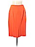 Dana Buchman 100% Silk Orange Silk Skirt Size 14 - photo 2