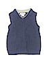Old Navy 100% Cotton Blue Sweater Vest Size 12-18 mo - photo 1