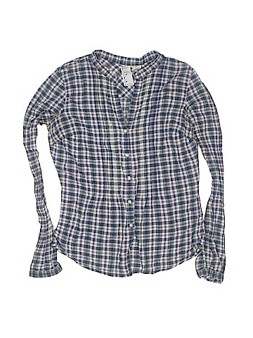 Girl Krazy Long Sleeve Button-Down Shirt (view 1)