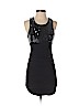 Alice + Olivia 100% Nylon Black Casual Dress Size 2 - photo 1