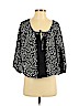 Express 100% Polyester Black 3/4 Sleeve Blouse Size S (petite) - photo 1